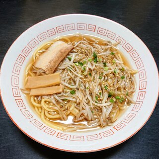 めん楽☆昭和っぽいもやしラーメン